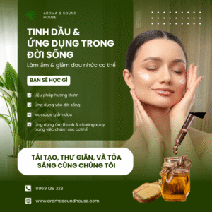 workshop tinh dầu & ứng dụng trong đời sống | làm ấm & giảm đau nhức cơ thể